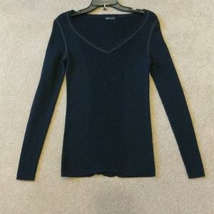 Moda International black thermal sweater